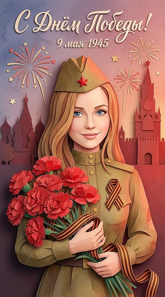 Открытка 9 мая