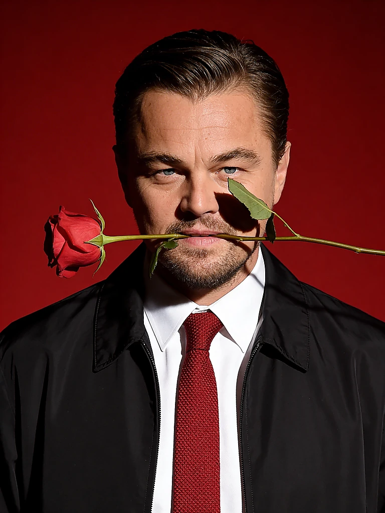 Мужчина с розой