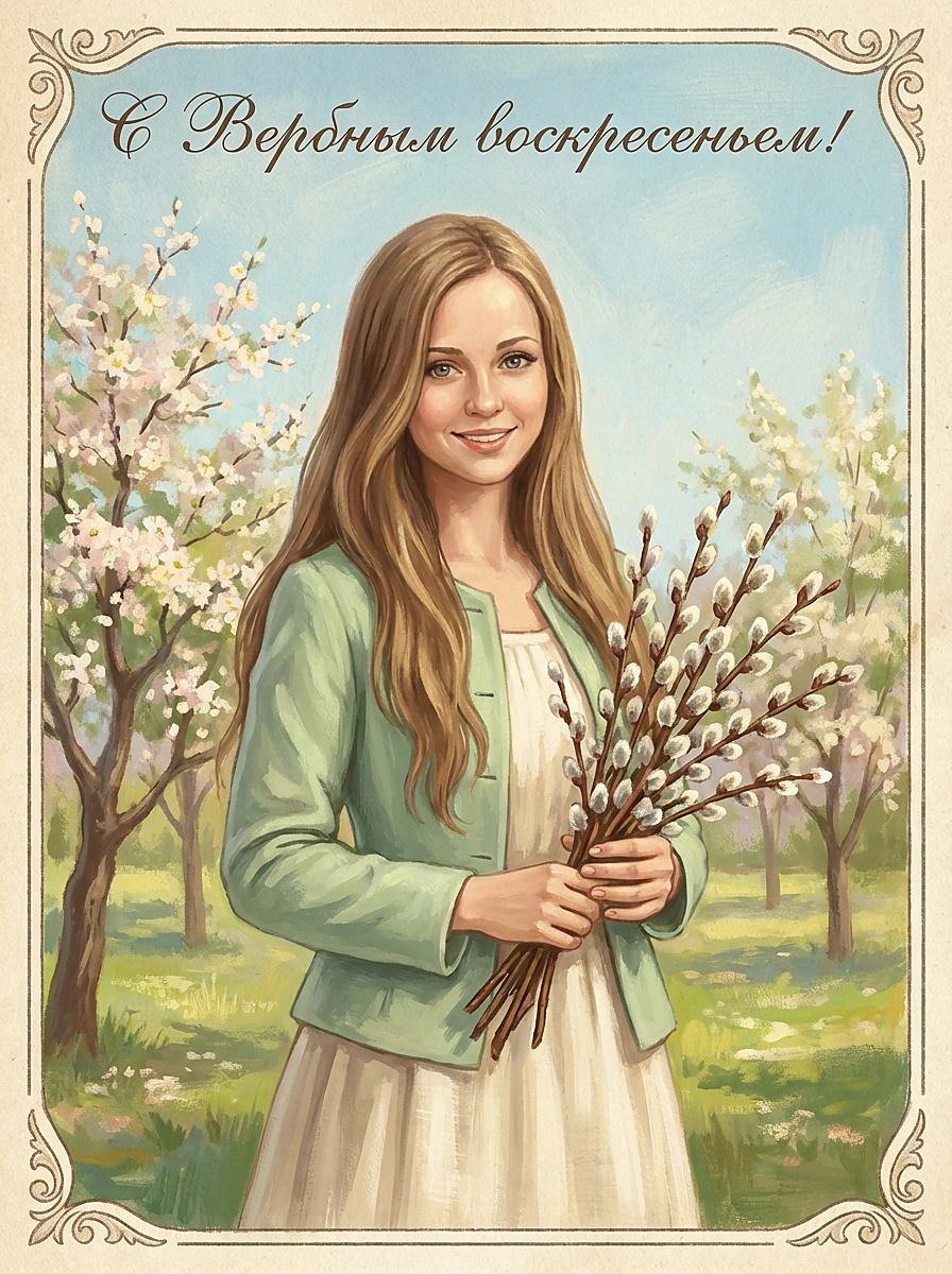 С вербным воскресеньем