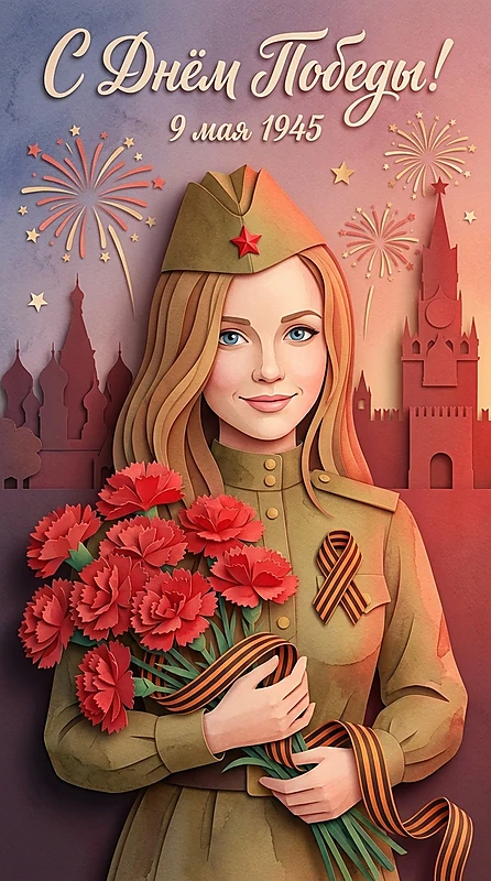 Открытка 9 мая