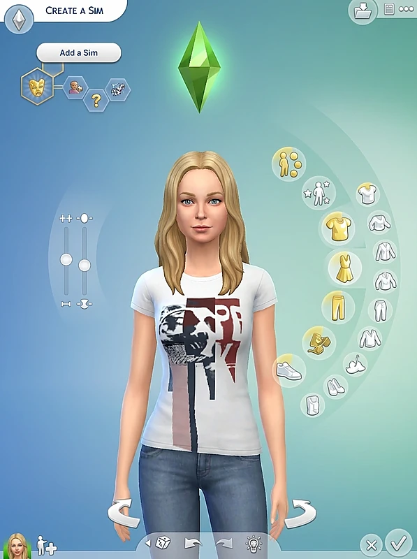 Скриншот из игры Sims